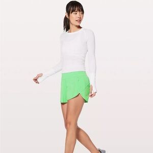 Lululemon tracker 4” lined shorts size 4